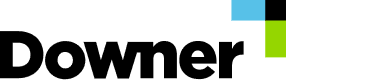 This image shows the logo of the Downer Group enterprise.